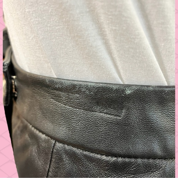 GUC Alfani Black Lamb Leather Size 12p - Picture 6 of 7